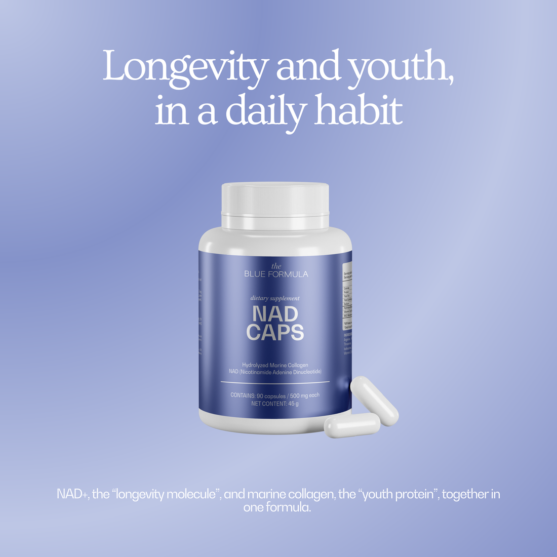 NAD+ Hydrolyzed Marine Collagen