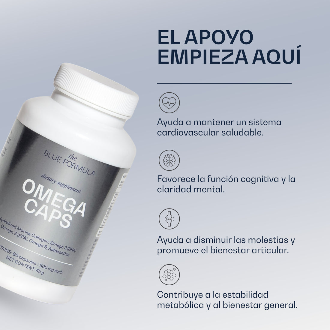 Omega + Hydrolyzed Marine Collagen