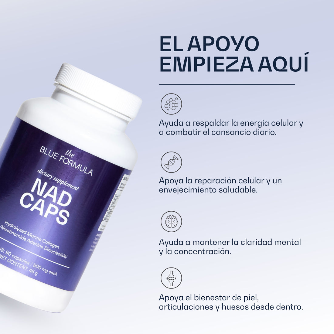 NAD+ Hydrolyzed Marine Collagen